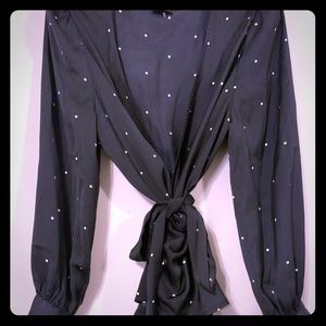 Stella & Dot - YOU DO YOU polka dot blouse